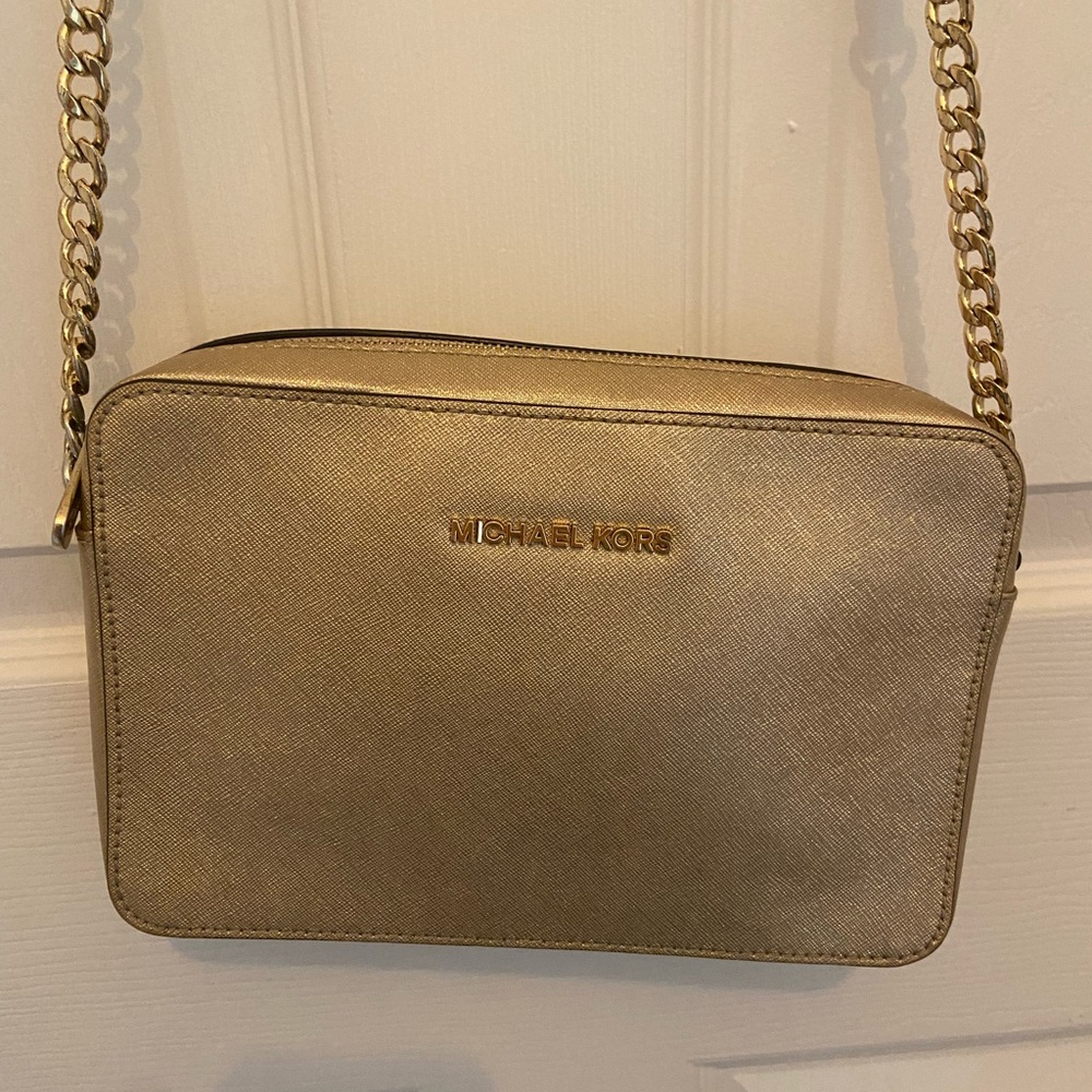 Michael Kors Crossbody Gold